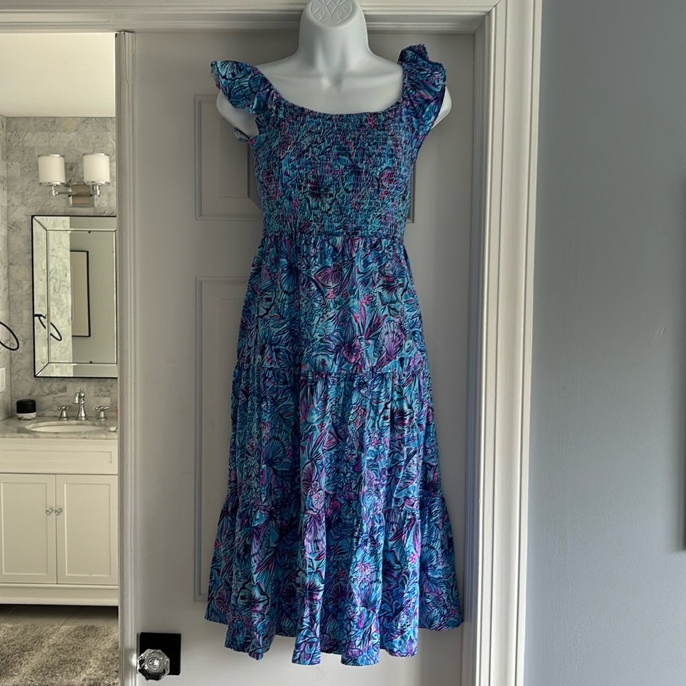 Lilly Pulitzer Girls Maxi Dress Size Large